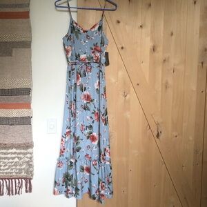 STELLA & JULIE floral maxi dress